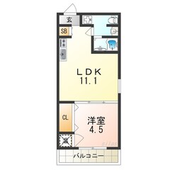 東部市場前駅 徒歩7分 2階の物件間取画像